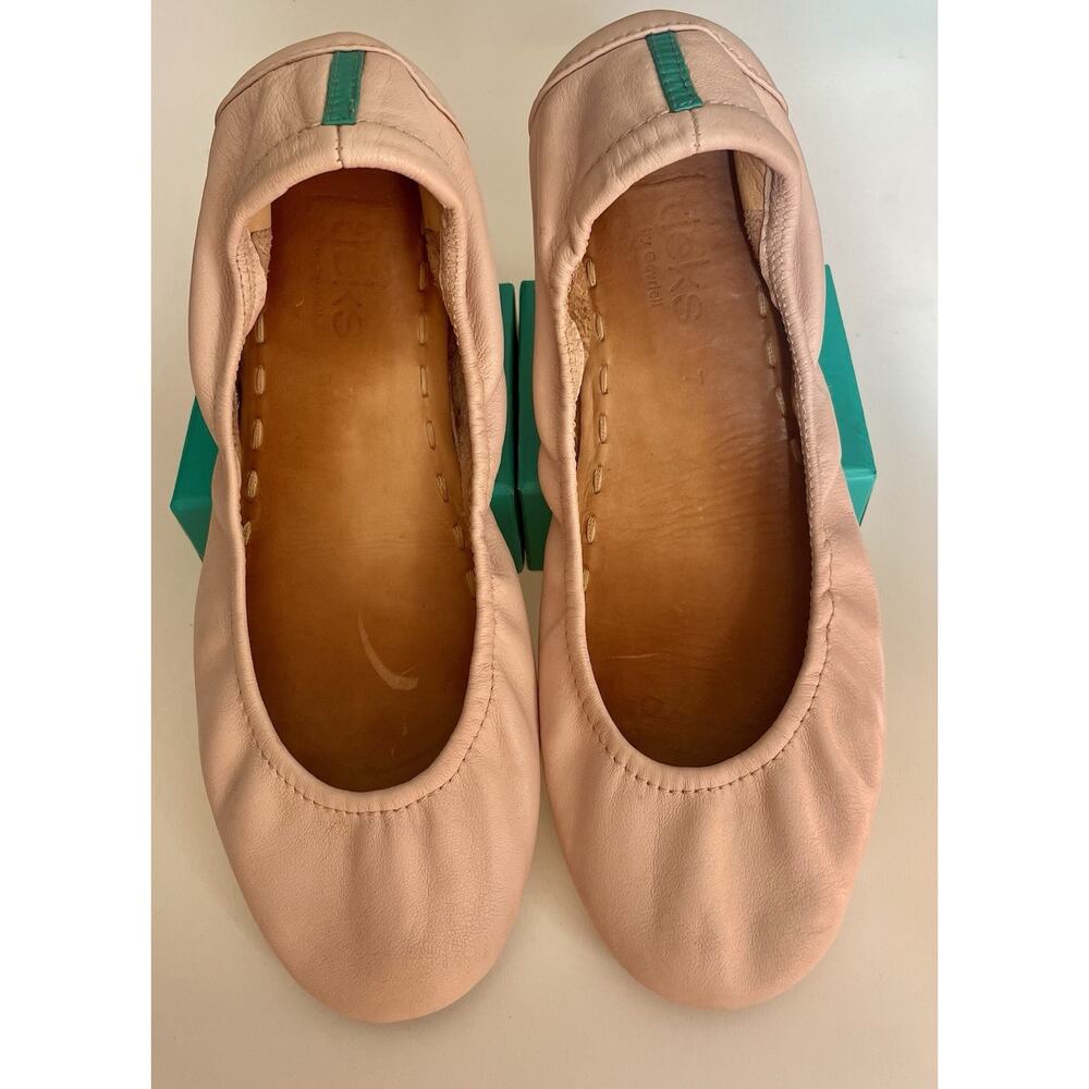 Tieks by Gavrieli Pink Ballet Flats Size 7 Complete Set Box Pouch - Picture 2 of 6
